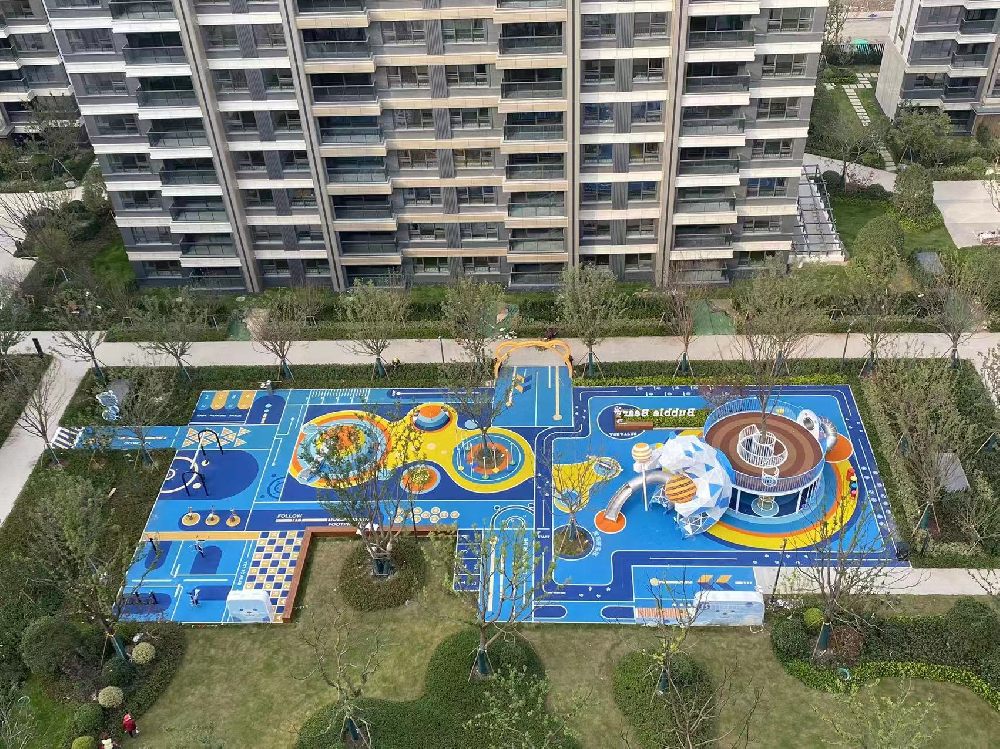 立博·体育圆满完成上海招商公馆儿童游乐区项目施工